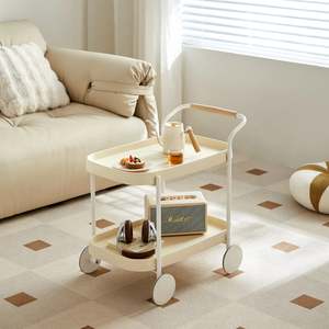 Kitchen Furniture: Linspire Strata Storage Trolley, Creamy White