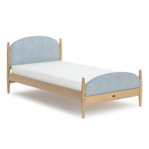 Kids Beds: Boori Yarra Kids NZ King Single Bed with Fabric Covers, Blueberry