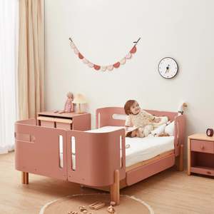 Boori Nova Kids Long Junior Global Double Bed with Drawer, Cherry