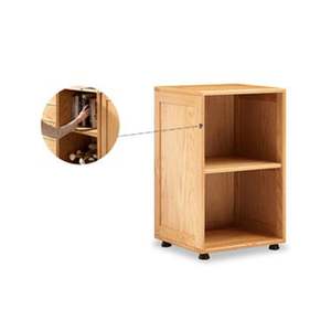 Kids Dressers: Solidwood Gleam Kids Combo Storage Shelf, 46x40x75cm, Natural Wood