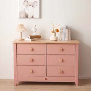 Boori Universal Kids 6 Drawer Chest V23, Cherry