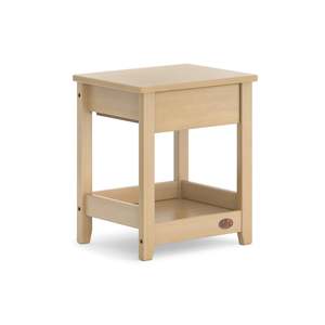 Boori Linear Kids Bedside Table, Almond
