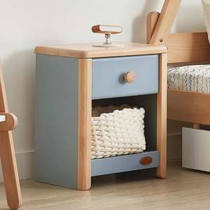 Boori Avalon Kids Bedside Table, Blueberry