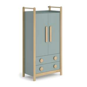 Boori Tidy Kids 2 Door Wardrobe With 2 Drawers, Blueberry