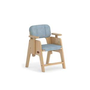 Boori Euler Kids Study Chair with Cushion Set, Blueberry