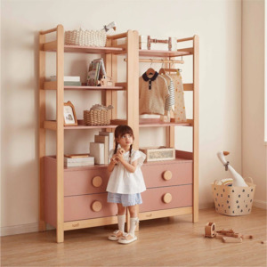 Boori Tidy Kids Storage Bookcase, Cherry