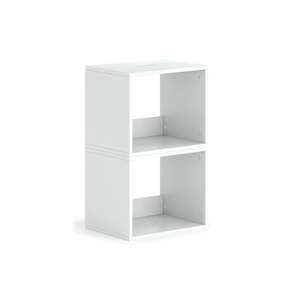 Kids Bookcases: Boori Neat Kids Modular Box 2pk, Barley White