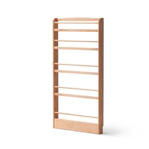 Kids Bookcases: Solidwood Milo Kids 5-Tier Display Bookshelf, Premium Birch