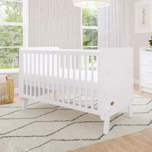 Nursery Furniture: Boori Natty Baby Cot, Barley White