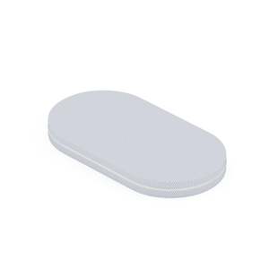 Boori Oval Kids Cot Fitted Mattress, 119x64x11cm