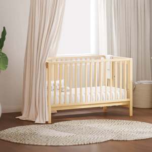 Nursery Furniture: Boori Oslo Kids Baby Cot, Almond