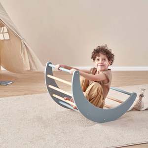 Boori Tidy Kids Pikler Climbing Arch, Blueberry