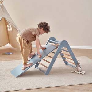 Boori Tidy Kids Climbing Triangle & Ramp 2 Piece Set, Blueberry