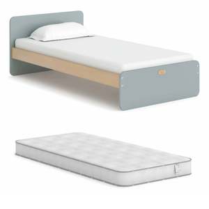 Boori Neat Kids NZ Single Bed with Spring Mattress, Blueberry