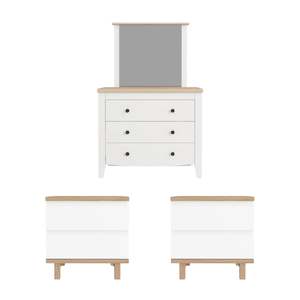 Hampton Style Furniture: Loft Hampton 3PCS Chest of Drawers Set B