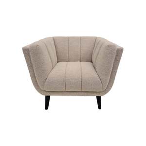 Hjem Design Tampa 1-Seater Sofa, Beige