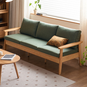 Sofas: Solidwood Jinova 3-Seater Sofa