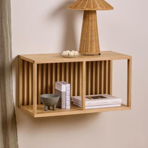 Hjem Design Weldon Wall-mounted Shelving Unit, 67x31x35.5cm
