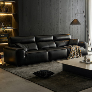 Linspire Radius Leather 4.5-Seater Sofa
