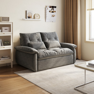 Linspire Rilla 2-Seater Sofa Bed, Pet-Friendly Fabric, Grey