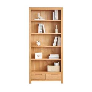 Bookcases Bookshelves: Solidwood Norway Bookcase, 85x32CM, Natural Wood