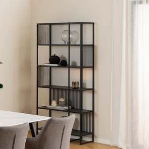 Hjem Design Strenway Shelving Unit, 85x35x185cm