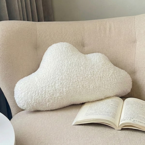 Living Room Decor: MODE Nimbus Boucle Cloud Cushion, White