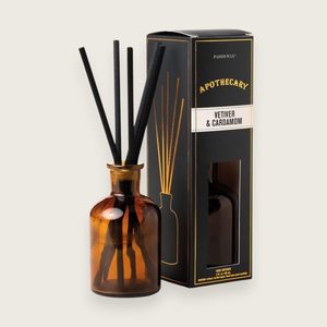 Apothecary Amber Glass Reed Diffuser – Amber & Smoke