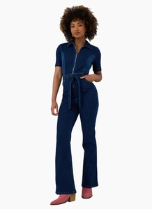 Joe Brown Lexi Stretch Denim Panelled Jumpsuit