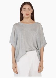 Products: Fate + Becker Corsica Knit Top - Silver
