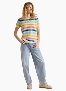 Products: Brakeburn Rainbow Stripe Knitted Tee