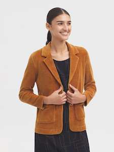 Nice Things: Stretch Cord Blazer | Tan | Nice Things