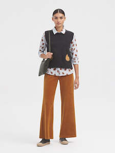 Nice Things: Stretch Cord Trousers | Tan | Nice Things