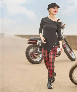 Joe Browns: Rocker Check Trouser | Red | Joe Browns