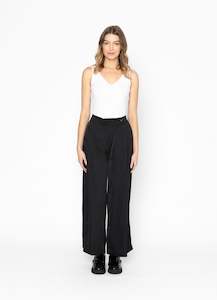 Two By Two: Dune Pant | Black - Satin | Two by Two