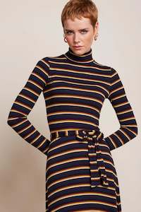 King Louie: Rollneck Dress | Century Stripe | King Louie