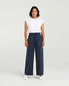Chloe Pant | Midnight Stripe | Et Alia
