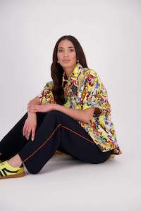 Nes: Gin Piped Pant | Navy/Orange | NES