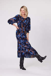 Annabel Dress | Blue | Lemontree