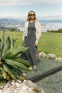 Kendall Dress | Homelee | Graphite