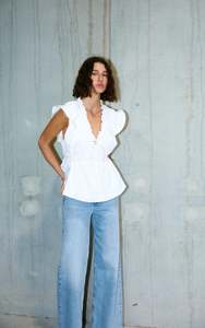 Blouses Shirts: Bobbie Top | Ivory | Kinney