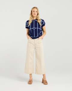 Blouses Shirts: Sedgwick Knit | Twilight | Et Alia