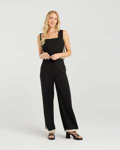 Blouses Shirts: Priscilla Crop | Noir | Et Alia