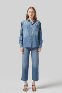 Jayda Shirt | Pacific Blue | Dricoper