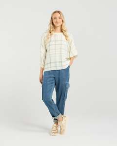 Et Alia: Aroha Top | Meadow Plaid | Et Alia