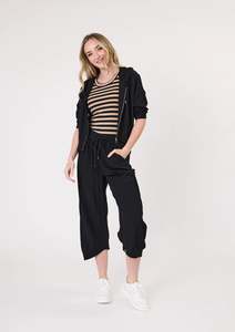 New Arrivals: Larissa Pant | Black | Lemontree