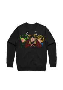 MONSTER TRIO - CREWNECK