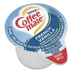 Dietary Specific Range Test Collection: Coffee-mate Liquid Coffee Creamer Singles, Non-Dairy, French Vanilla - 20PK