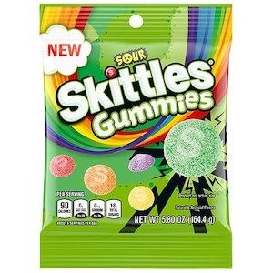 American Test Collection: Skittles Gummies Sour 5.8oz/164.4g