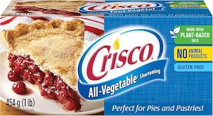 Baking: Crisco All Vegetable shortening block 16oz/454g